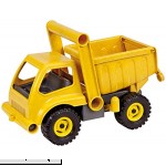 Lena Eco Dump Truck Toy For Boys with Easy Grab Handle & Flip Open Cab Made of Sprigwood Like Wood Plastic Resin Mix Eco-Sustainable Material  B007N2KFP8